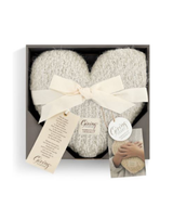 Giving Heart Weighted Pillow - Cream
