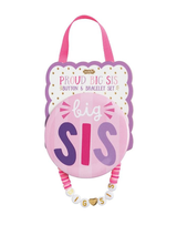 Big Sibling Badge + Bracelet Set
