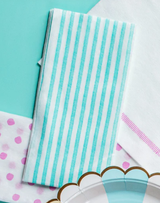 Capri Aqua Guest Napkins