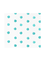 Aqua Dot Cocktail Napkins