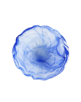 Onda Glass Small Bowl--Cobalt