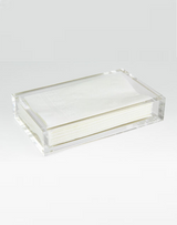 Lucite Guest Towel Tray - Wave