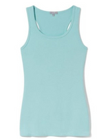 PJ Harlow Aqua Charlie Racerback Tank