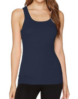 PJ Harlow Navy Charlie Racerback Tank
