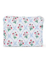 TRVL Medium Roadie Zip Pouch--Berry Nice