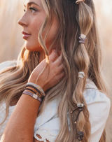 Faith Hair Tie Bracelet--Small
