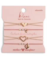 Mother/Daughter Hair Tie Bracelet