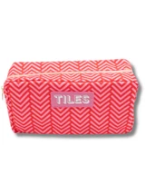 Mahjong Tile Bag-Red/Pink Arrow