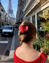 Heart Lay Down Hair Clip