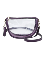 Peyton Clear Banana Crossbody Bag