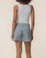 Jane Shorts- Navy Striped