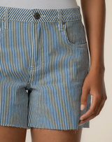 Jane Shorts- Navy Striped