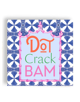Mahjong Cocktail Napkins- Blue Tiles