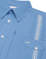 Guayabera Libre Shirt- Cielo