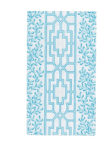 Caspari Coral and Trellis Guest Towel
