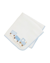 Mud Pie Train Quilted Blanket