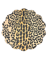 Vida Cheetah Zebra Reversible Round Placemat