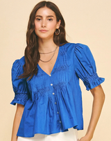 Pana Blouse- Blue