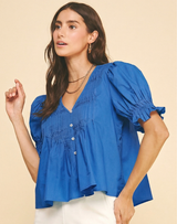 Pana Blouse- Blue