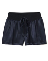 PJ Harlow Navy Mikel Satin Boxer Shorts