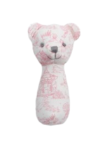 Animal Toile Teddy Bear Rattle