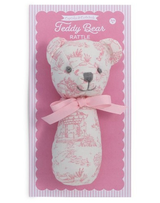 Animal Toile Teddy Bear Rattle