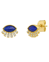 Sunburst Eye Stud Earrings