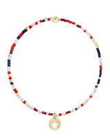 eNewton Small Star Gold Disc 2mm Hope Unwritten Bracelet- Firecracker