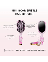 Mini Boar Bristle Hair Brush