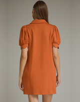 Ria Dress- Rust
