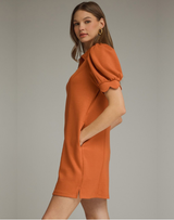 Ria Dress- Rust