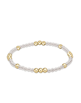 eNewton Worthy Pearl 3mm Bead Bracelet