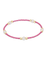eNewton Hope Purpose Pearl Bracelet-Bubblegum