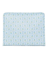 TRVL Large Roadie Zip Pouch-Petite Fleur Blue
