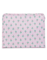 TRVL Medium Roadie Zip Pouch-Petite Fleur PInk
