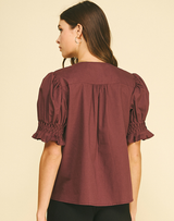 Pana Blouse- Plum