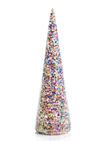 LED Multicolor Sequin Tree-11.75"