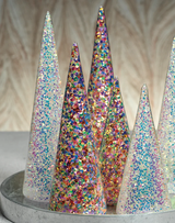 LED Multicolor Sequin Tree-10.25"