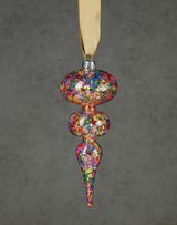 7.5" Multicolor Sequin Ornament