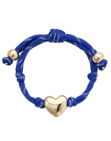 Blaine Puffy Heart Paracord Bracelet - Assorted Colors