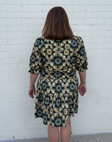 Trellis Ruffle Dress