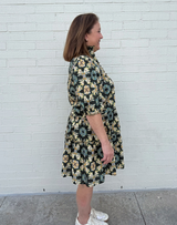 Trellis Ruffle Dress