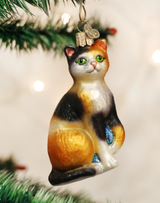 Calico Cat Tree Ornament