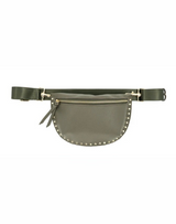 Fanny Pack With Studs - Olive