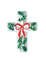 Christmas Glass Cross