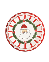 Holly Santa Platter Set