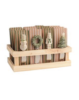 White Christmas Figural Spreader