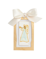 Gold Painted Acrylic Ornaments