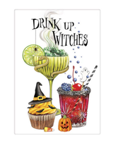Halloween Cocktails Bagged Towel