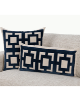 Corbin Pillow-Navy Blue